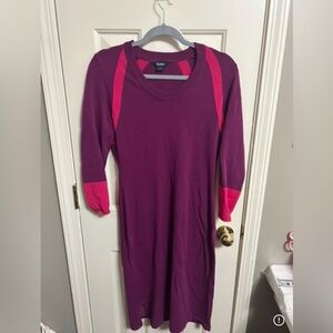 Sabie Purple Athleisure Knit Dress | Medium